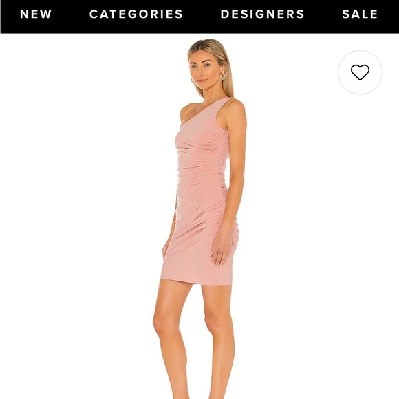 NWT x REVOLVE Kimberly Mini Dress in light mauve - Picture 3 of 3